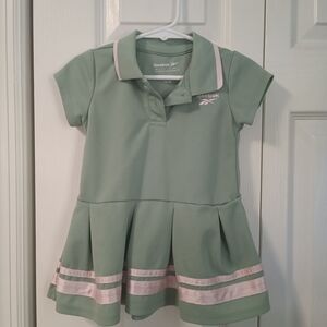 Reebok Kids Mint and Light Pink Polo Dress